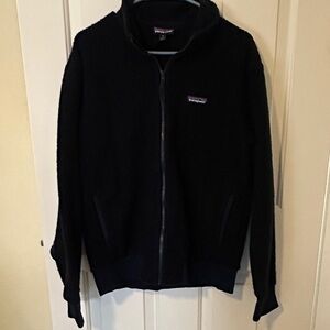 Patagonia Navy Full-Zip Fleece Jacket size medium